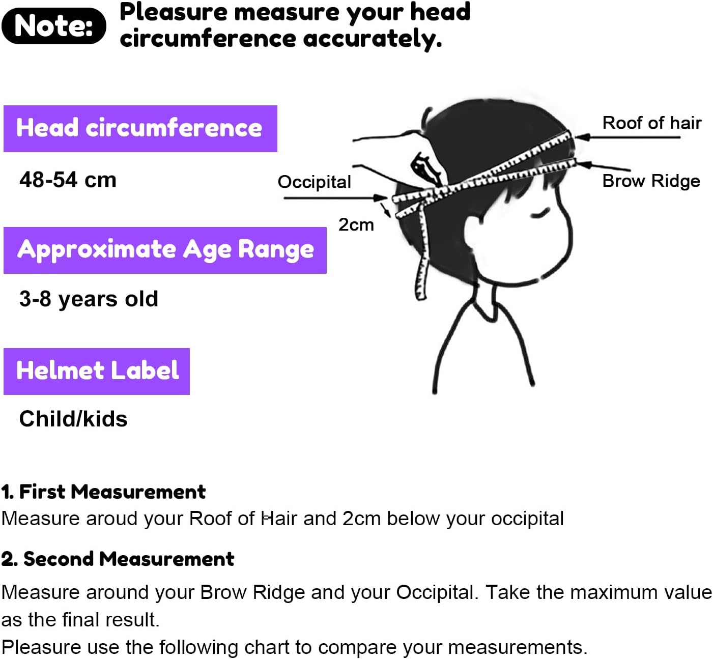 Kids Helmet, Toddler Adjustable Kids Ages 3-8 Years Old Boys Girls Multi-Sports Safety