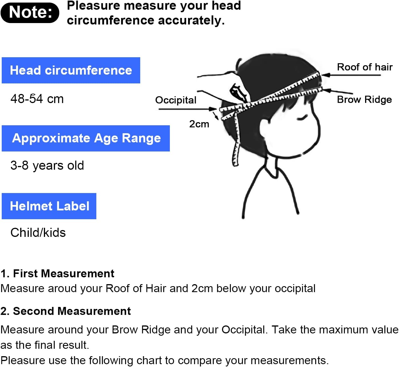 Kids Helmet, Toddler Adjustable Kids Ages 3-8 Years Old Boys Girls Multi-Sports Safety