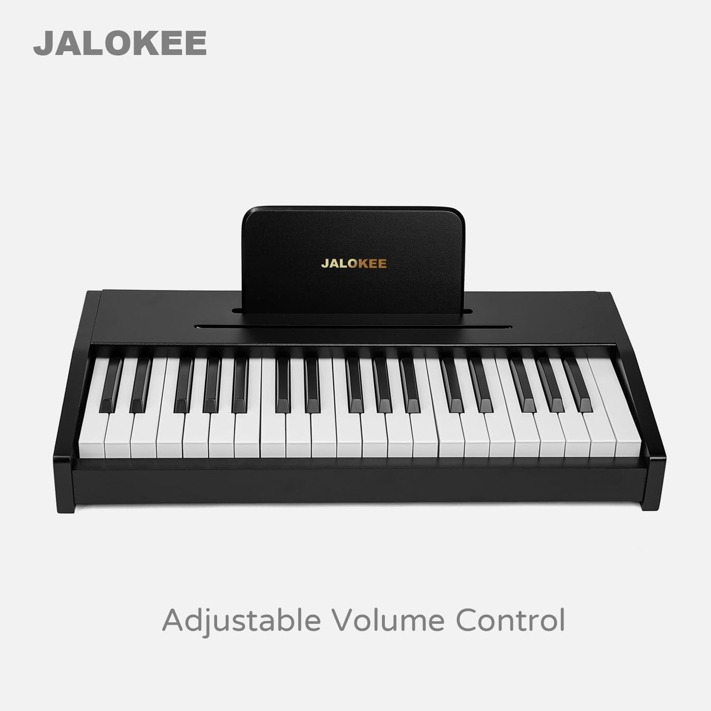 Kids Piano Keyboard, Digital Piano for Kids, Music Educational Instrument Toy, Wood Toy for 3+ Girls and Boys (Black, 37 Keys)