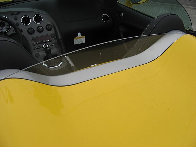 #1 Ranked Wind Deflector Windscreen Windstop Windblocker, Smoke Tint, Compatible with Pontiac Solstice