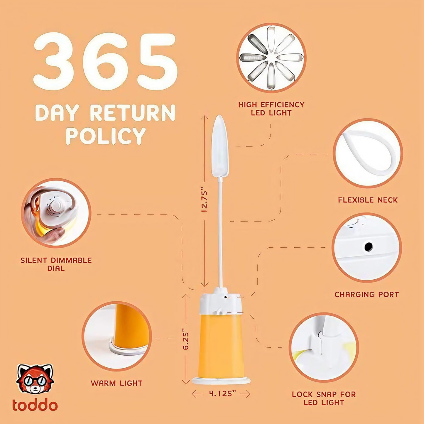 Kids Lantern Book Night Light Lamp for Camping Gear, Kids Reading Light, Toddler Camping NightLight, LED Study Desk Lamp for Students, USB Rechargeable 6-12 Hour Battery for Emergencies Power Outages