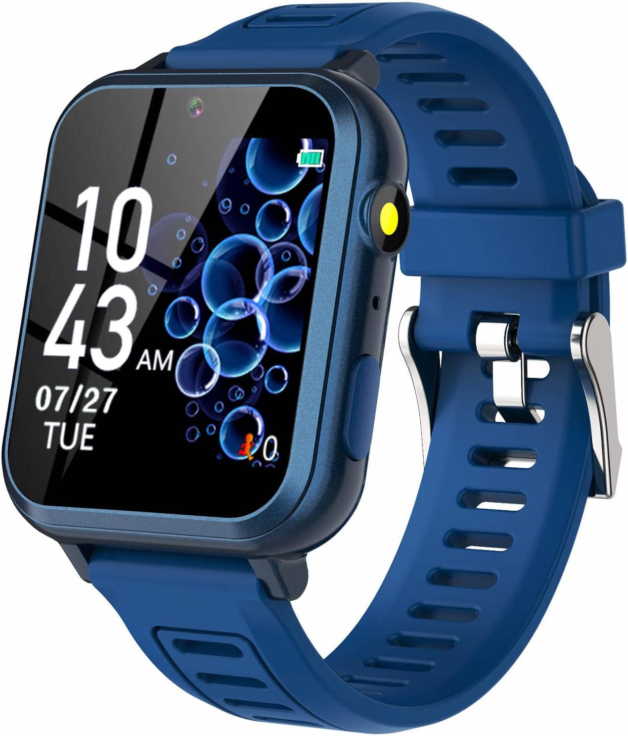 Kids Smart Game Watch with 24 Games HD Touch Screen Video Camera Music Player Pedometer Flashlight Alarm Clock 12/24 hr, Gifts for 5-12 Year Olds Boys