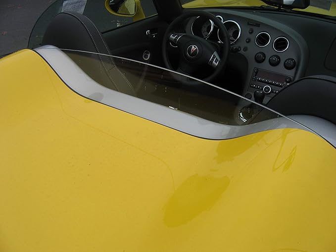 #1 Ranked Wind Deflector Windscreen Windstop Windblocker, Smoke Tint, Compatible with Pontiac Solstice
