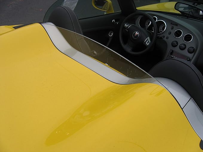#1 Ranked Wind Deflector Windscreen Windstop Windblocker, Smoke Tint, Compatible with Pontiac Solstice
